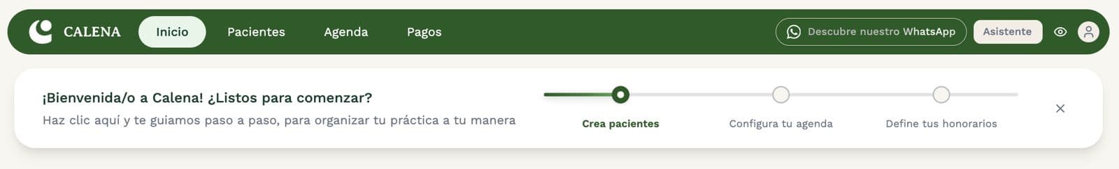 Asistente de configuración